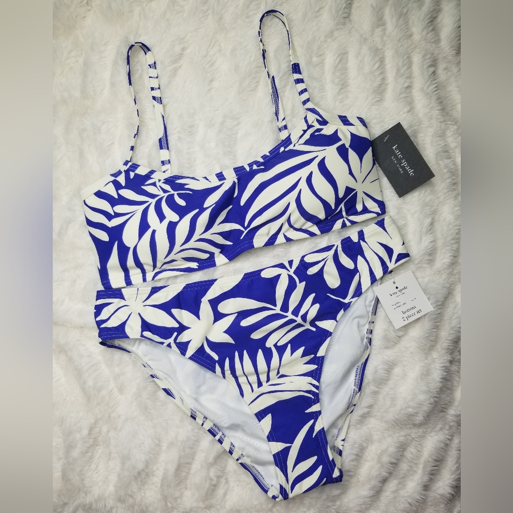 NWT Kate Spade New York Blueberry Bikini Set